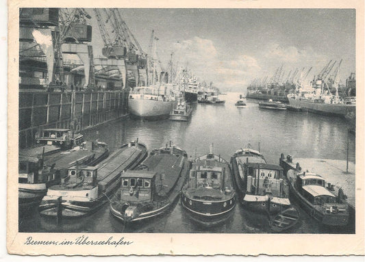 BREMEN IN UBERSEEHAFEN - V1952