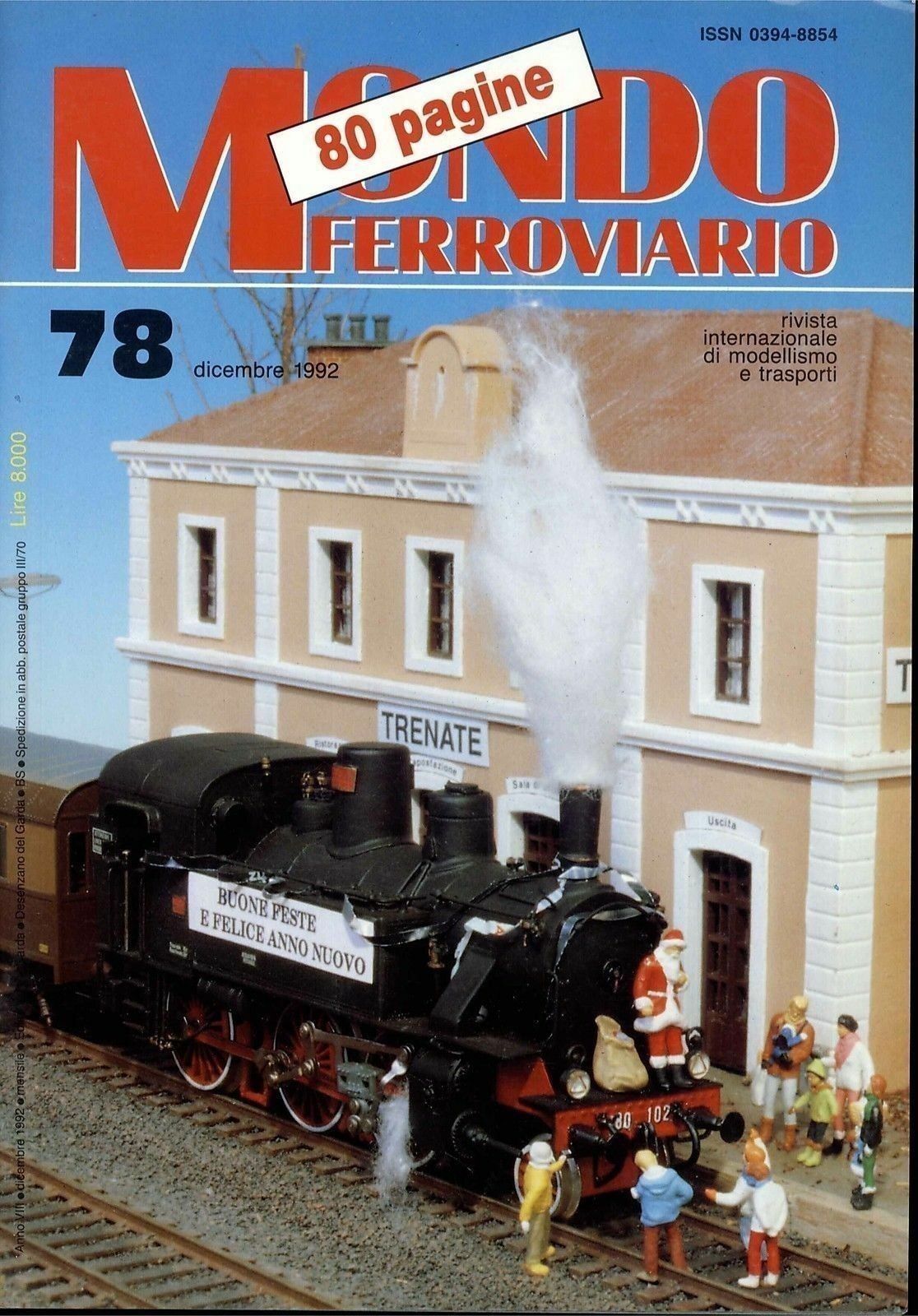 MONDO FERROVIARIO N 78 - DICEMBRE 1992