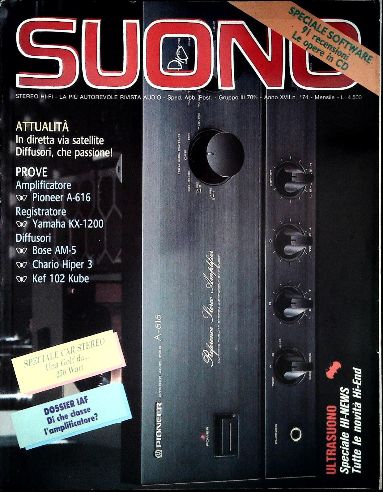 SUONO N. 174 - NOVEMBRE 1987
