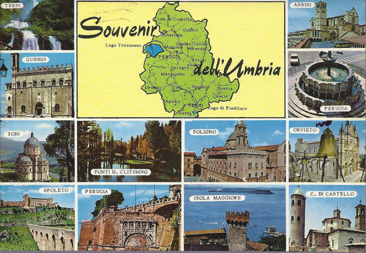 UMBRIA - SOUVENIR - 12 VEDUTINE - V 1982 - FG