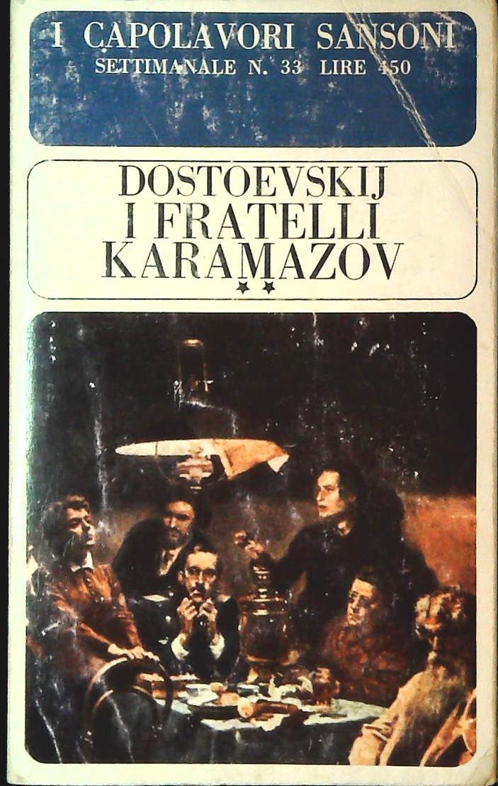 I FRATELLI KARAMAZOV-DOSTOEVSKIJ-SANSONI 1966-OUTLET DEL LIBRO - VOLUME SECONDO