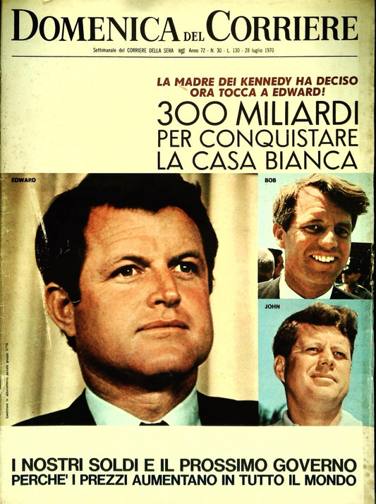 DOMENICA DEL CORRIERE 28 LUGLIO 1970