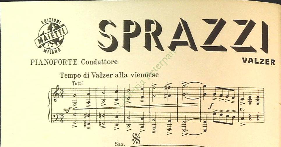 SPRAZZI DI SOLE.valzer viennese-PATTINI BLU.valzer viennese-SPARTITO-SHEET MUSIC