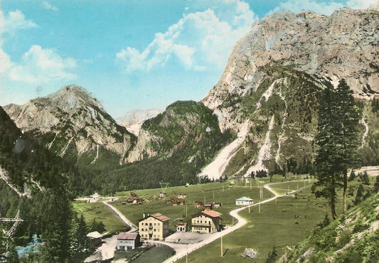 MALGA CIAPELA - MONTE FOP - ACQUARELLATA - V1982