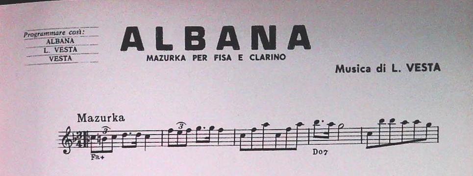MOSCATO.vaLzer - ALBANA.mazurka - ROSSELLApolka - SPARTITO-SHEET MUSIC