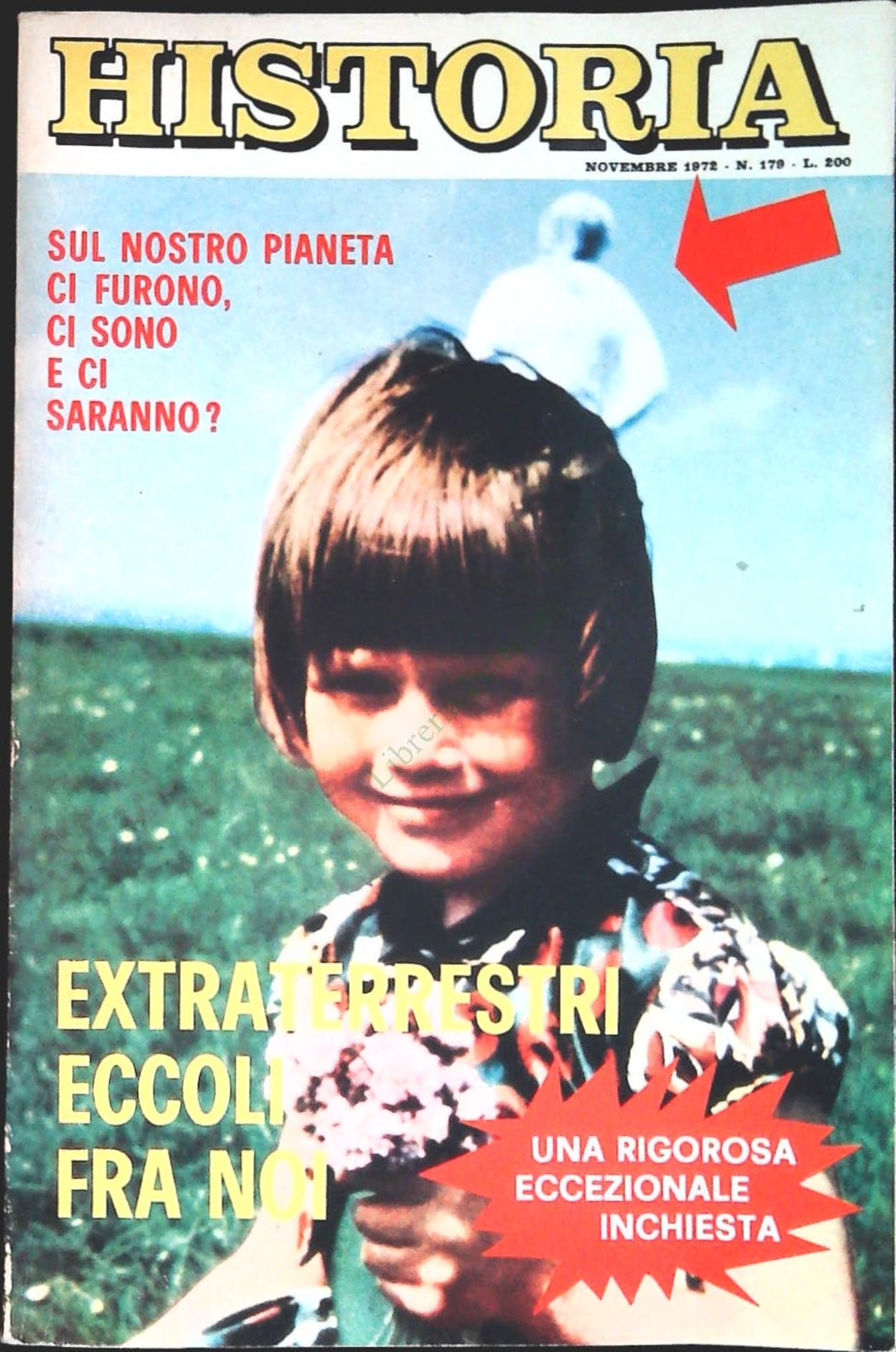 HISTORIA N. 179 - NOVEMBRE 1972 - EXTRATERRESTRI ECCOLI FRA NOI