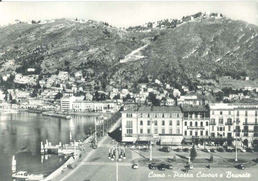 COMO - PIAZZA CAVOUR E BRUNATE - NV