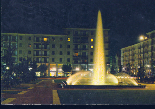 CUNEO - PIAZZA EUROPA NOTTURNA - V1974