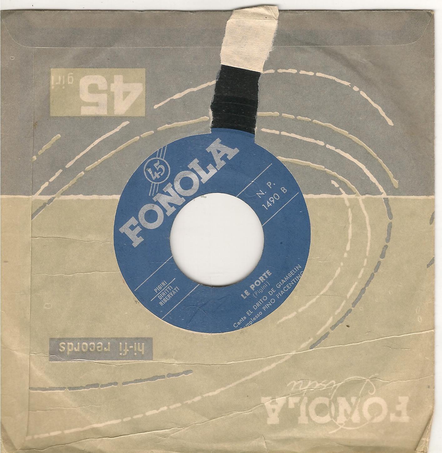 LE OSTERIE - LE PORTE - EL DRITO DEL GIANBELLIN COMPLESSO PINO PIACENTINO