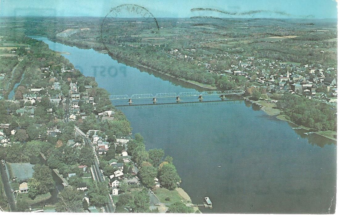 NEW HOPE - BUCKS COUNTY - PANORAMA AEREO - V1968