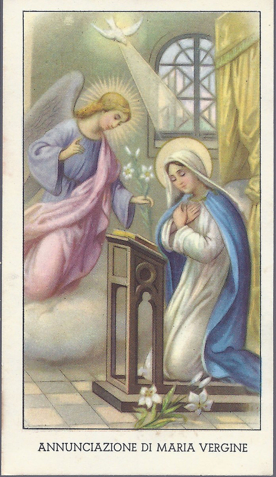 ANNUCIAZIONE DI MARIA VERGINE - SANTINO - AS012-196 - ED G M