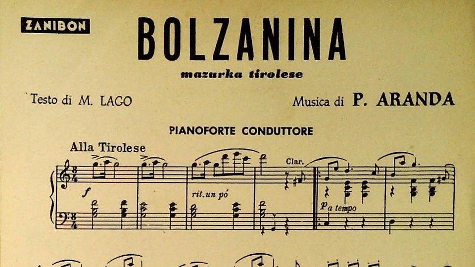 SIGNO' SCUSATEMI. valzer - BOLZANINA. mazurka tirolese - SPARTITO-SHEET MUSIC