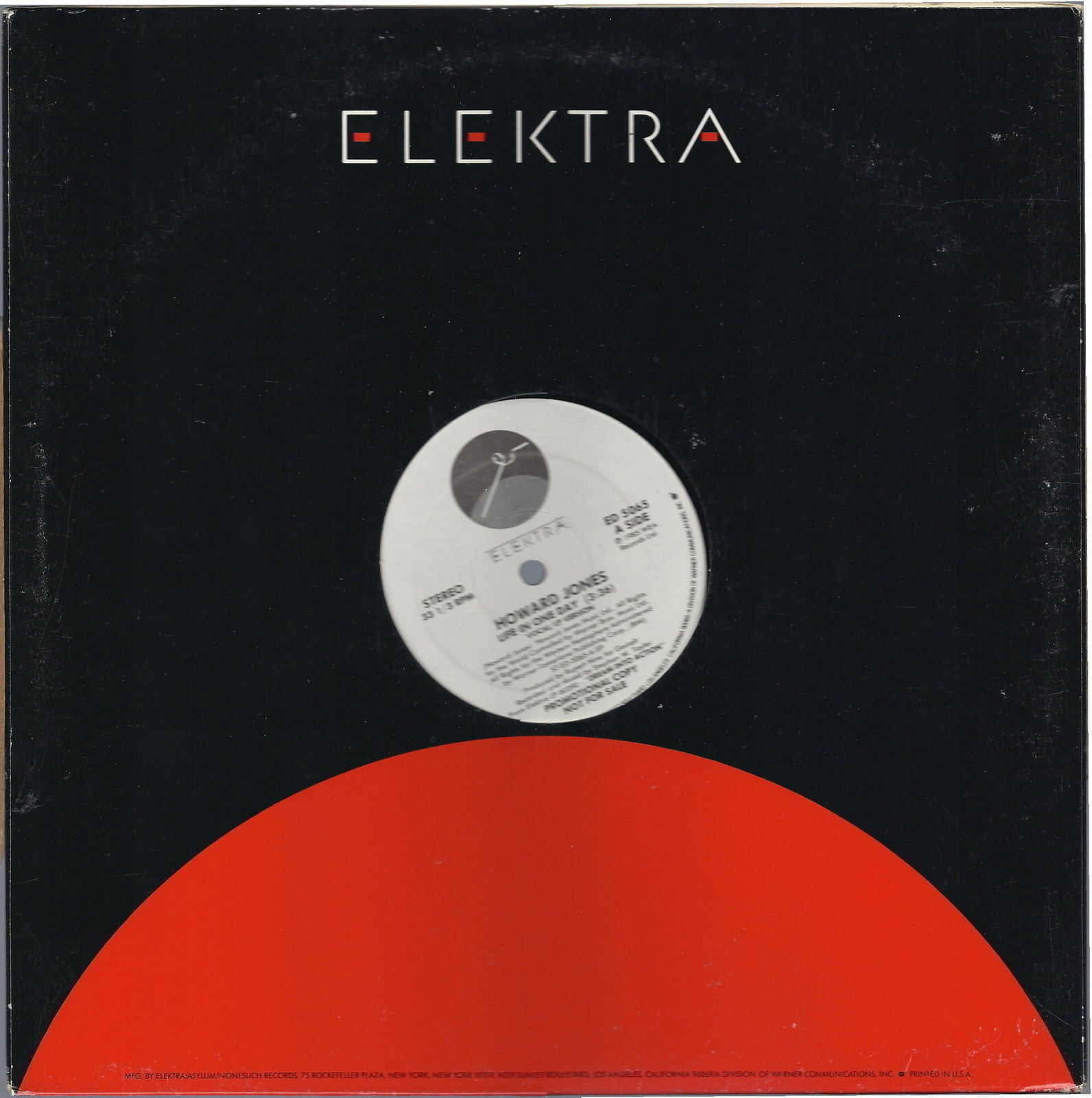 LIFE IN ONE DAY - HOWARD JONES - PROMO