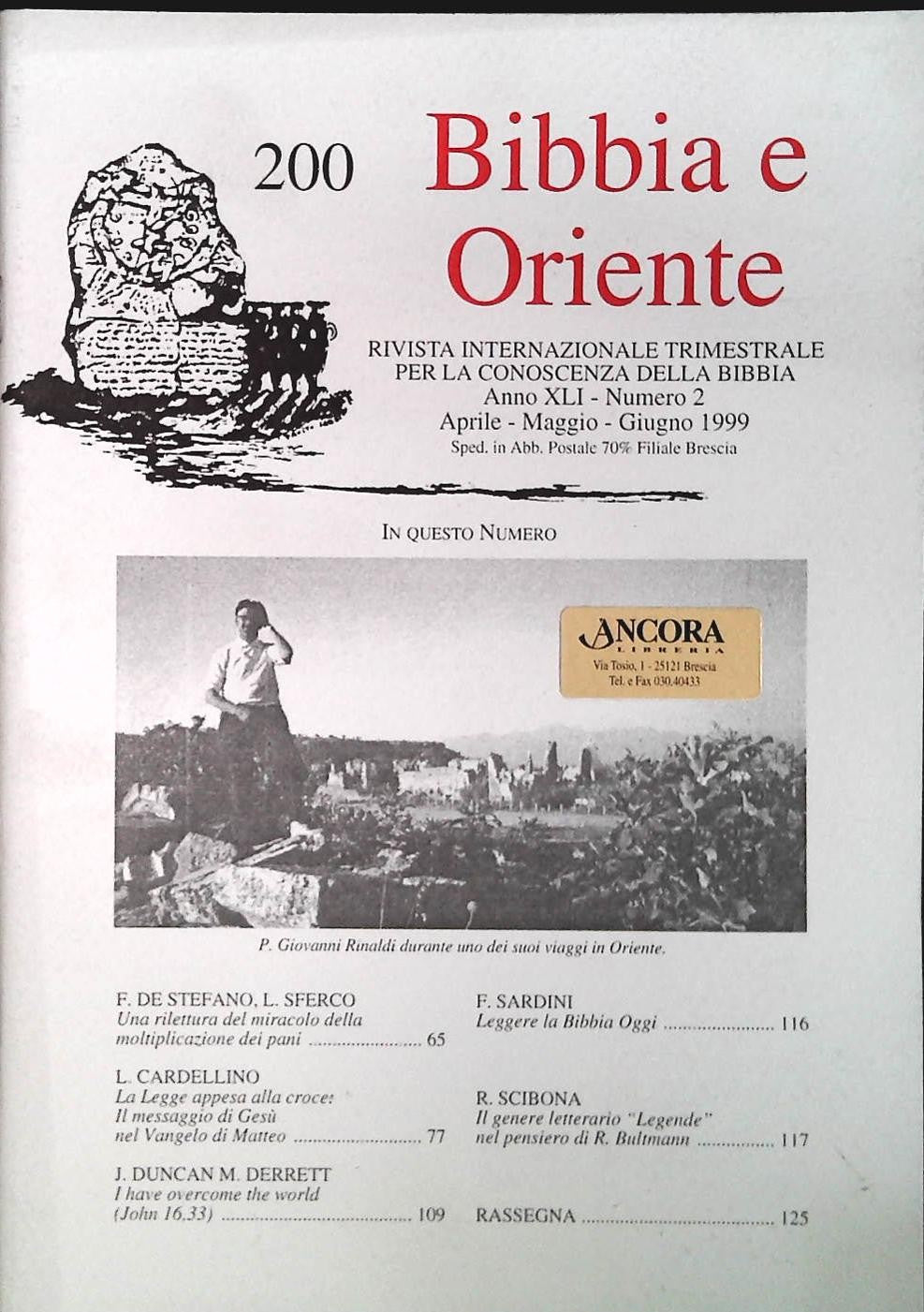 BIBBIA E ORIENTE N. 200