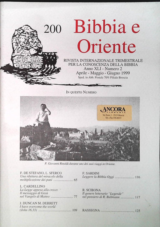 BIBBIA E ORIENTE N. 200