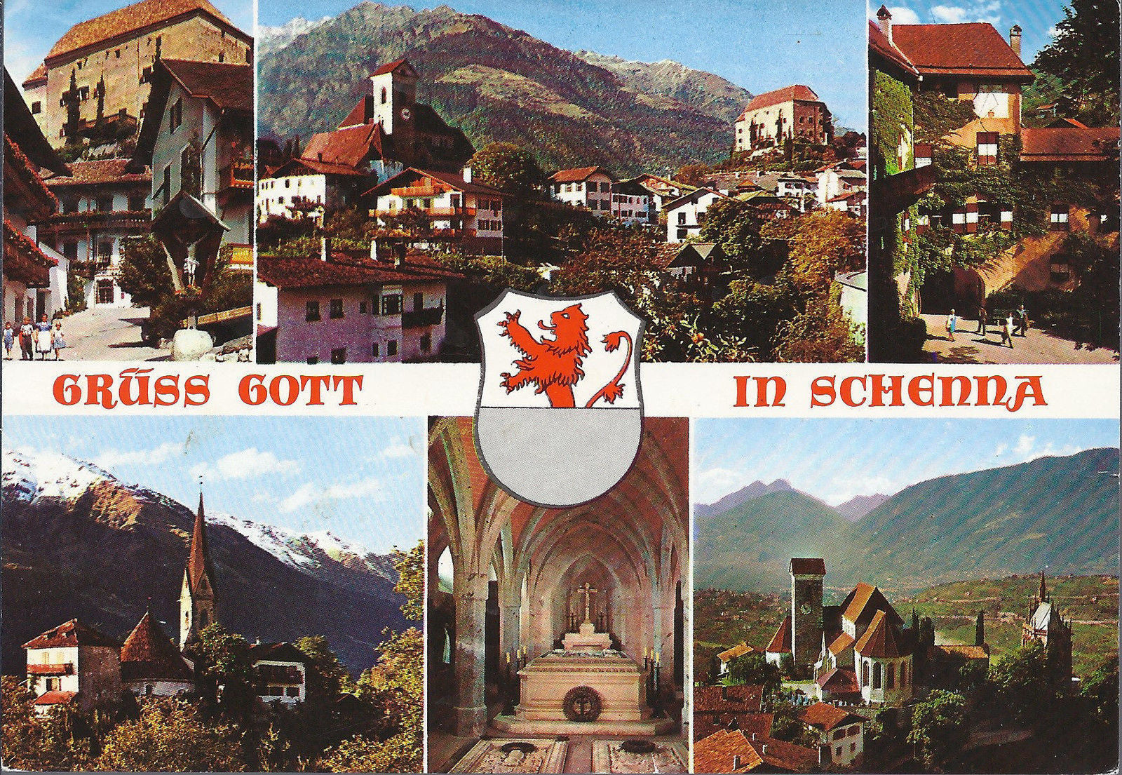 SCHENNA - GRUSS GOTT - SCENA PRESSO MERANO - 6 VEDUTINE - V1