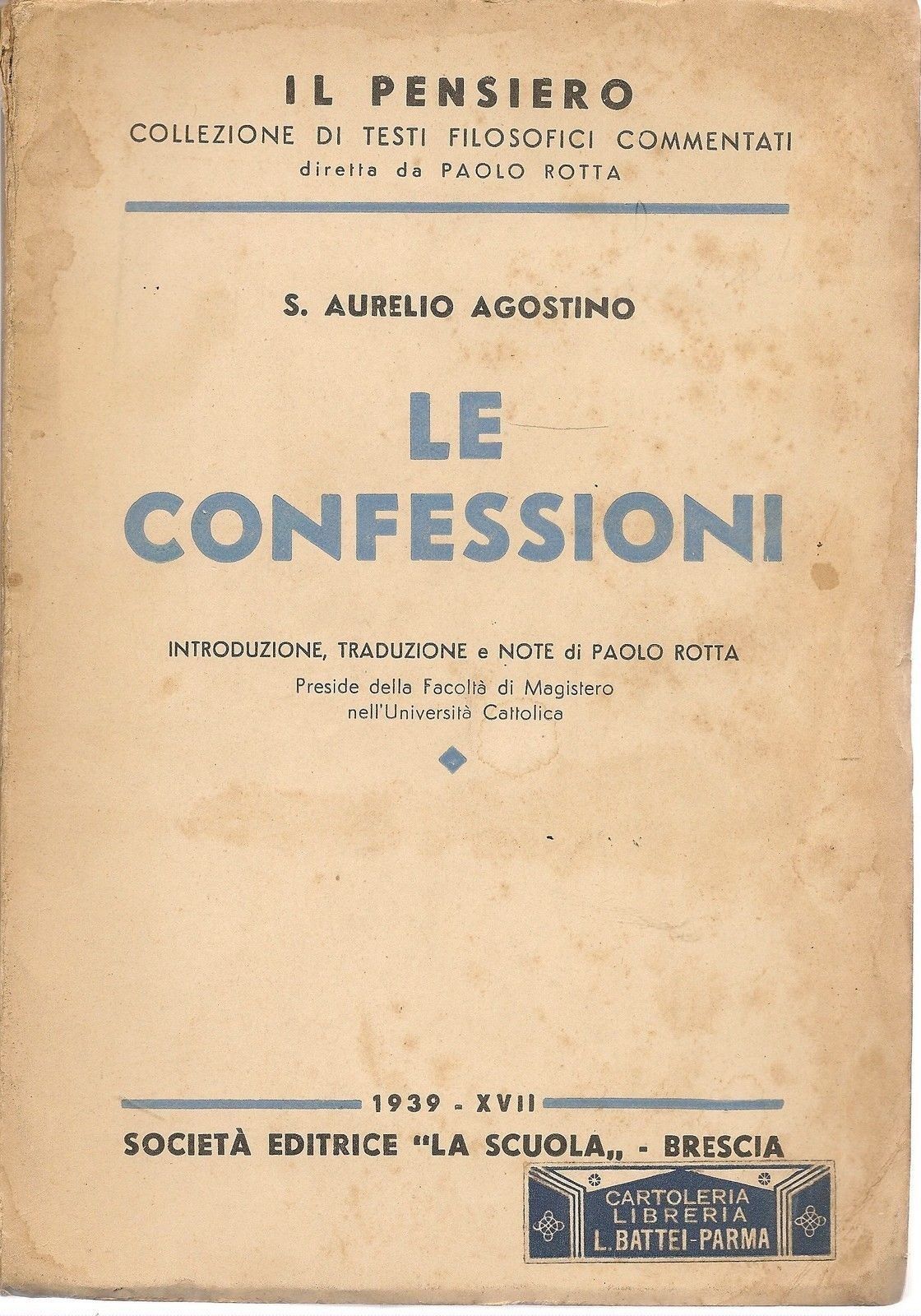 LE CONFESSIONI - AGOSTINO