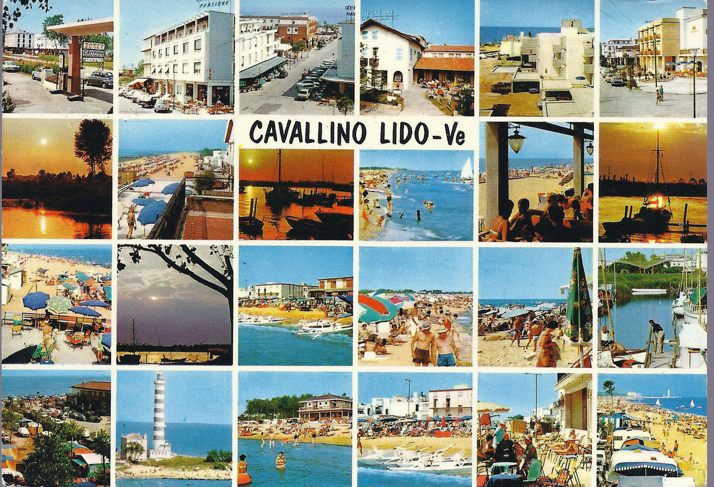 CAVALLINO LIDO - 24 VEDUTINE - V 1974 - FG
