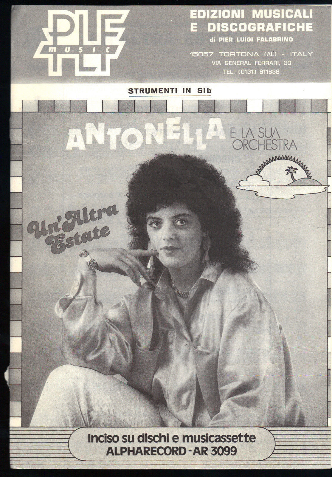 UN'ALTRA ESTATE E ALTRI 5 BRANI - ANTONELLA E LA SUA ORCH. # SPARTITO - STRUMENT