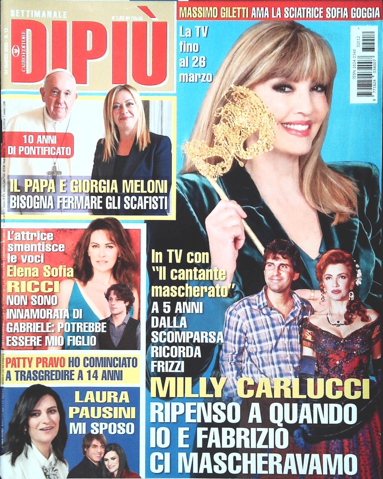 DI PIU' 24 MARZO 2023 - ILLY CARLUCCI-PATTY PRAVO-ELENA SOFIA RICICI-PAUSINI