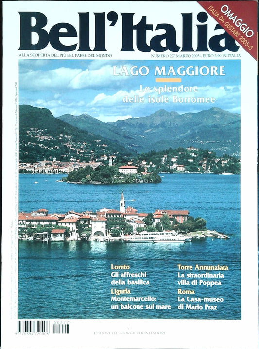 BELL'ITALIA N. 227 MARZO 2005 - LAGO MAGGIORE