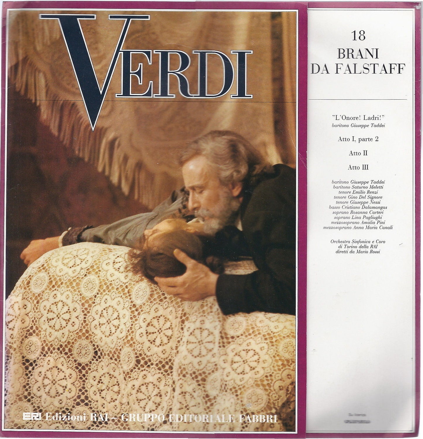 VERDI N° 18 - BRANI DA FALSTAFF # EDIZIONI RAI - FABBRI