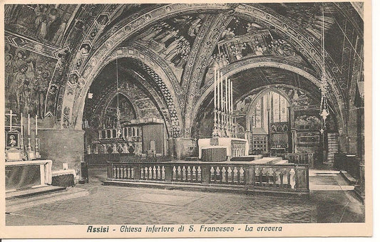 ASSISI - CHIESA INFERIORE DI S. FRANCESCO - LA CROCIERA - NV