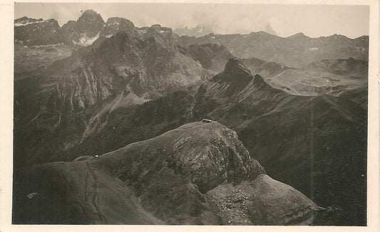 RIFUGIO COL RODELLA CON GRUPPO PALLA - NV - 1934