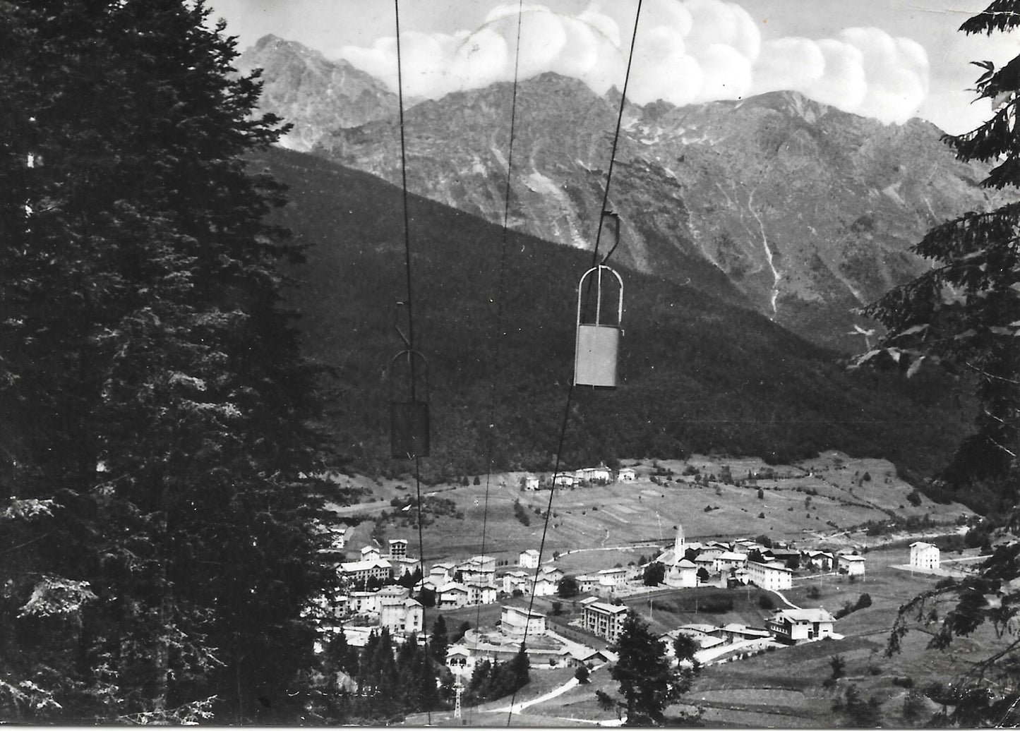 ANDALO - VEDUTA DALLE TELECABINE - V1966