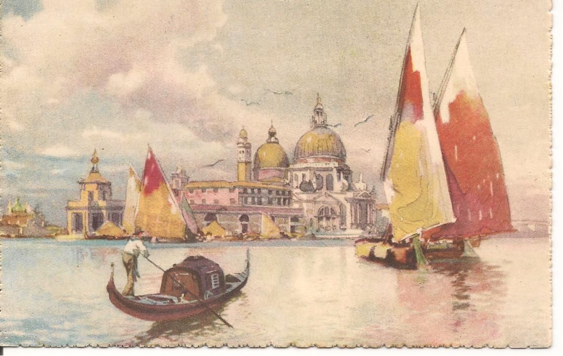 VENEZIA - CHIESA DELLA SALUTE - DA UN DIPINTO DI PAUL WERNER - NV