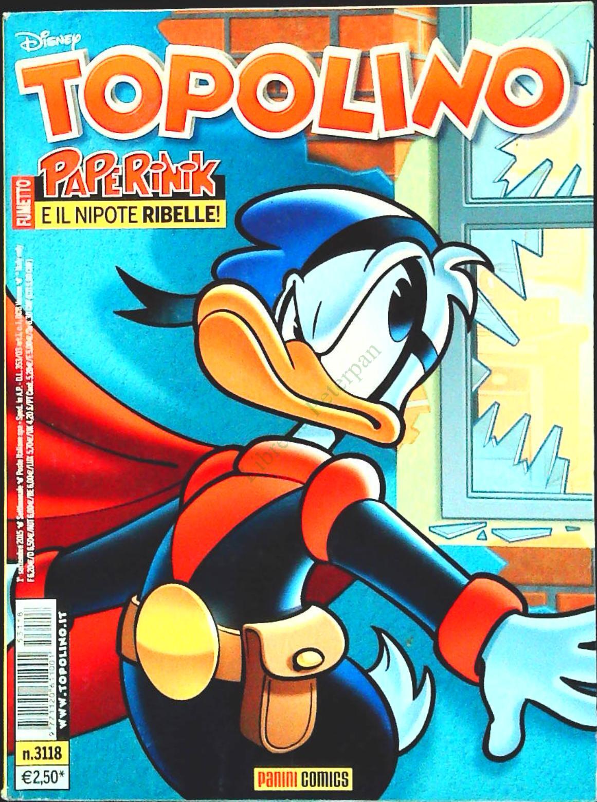 TOPOLINO N. 3118 - 1 SETTEMBRE 2015