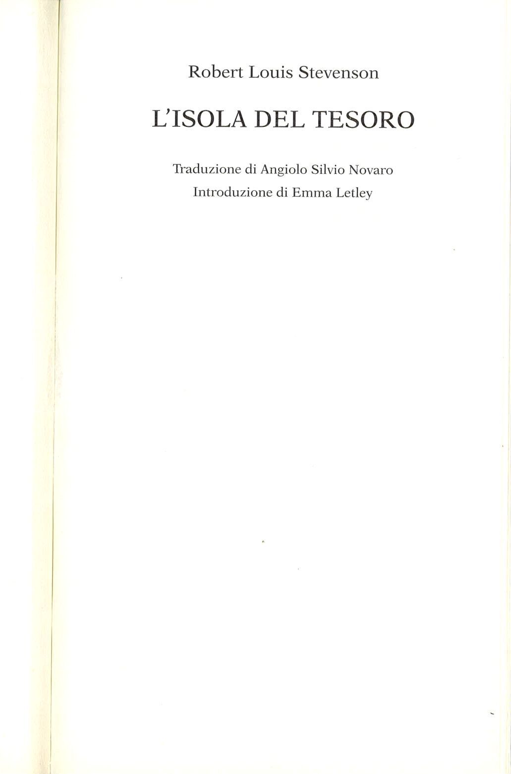 L'ISOLA DEL TESORO - ROBERT LOUIS STEVENSON - MONDADORI 2002