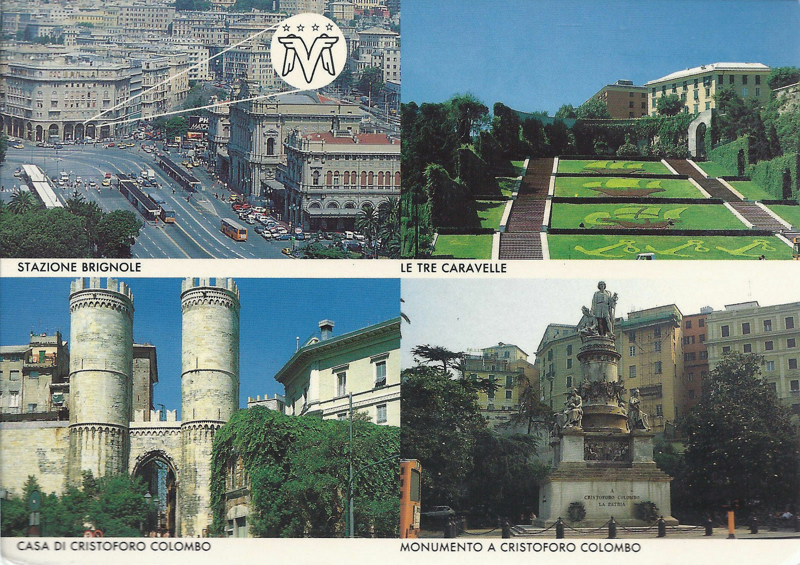 GENOVA - 4 VEDUTE - HOTEL MODERNO VERDI - NV