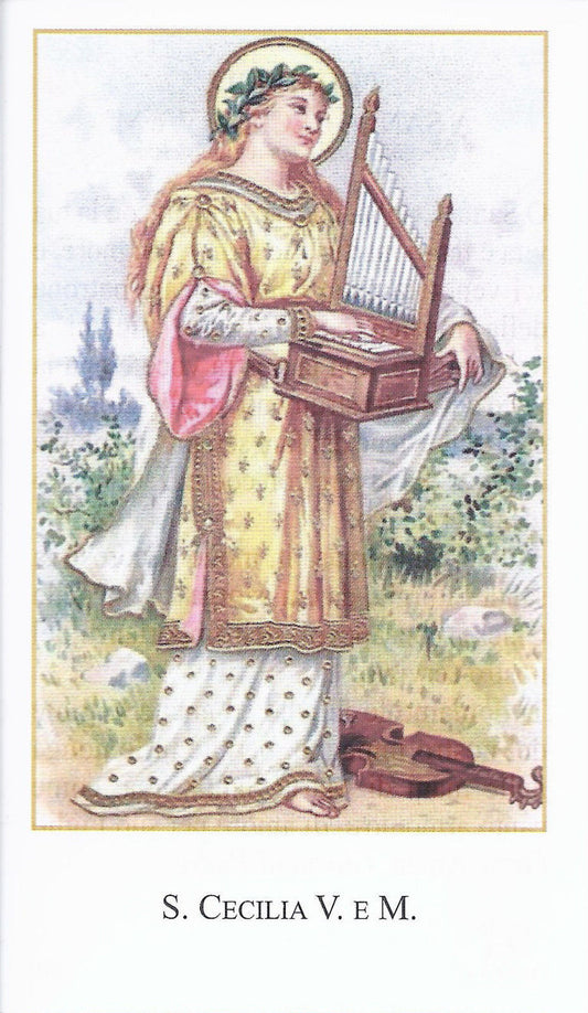 S. CECILIA V. e M. - SANTINO - AS013-250 - Ed. Paco
