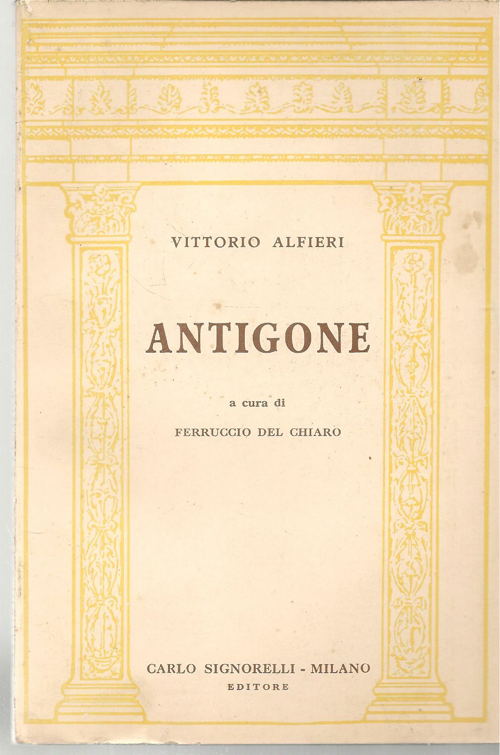 ANTIGONE - VITTORIO ALFIERI