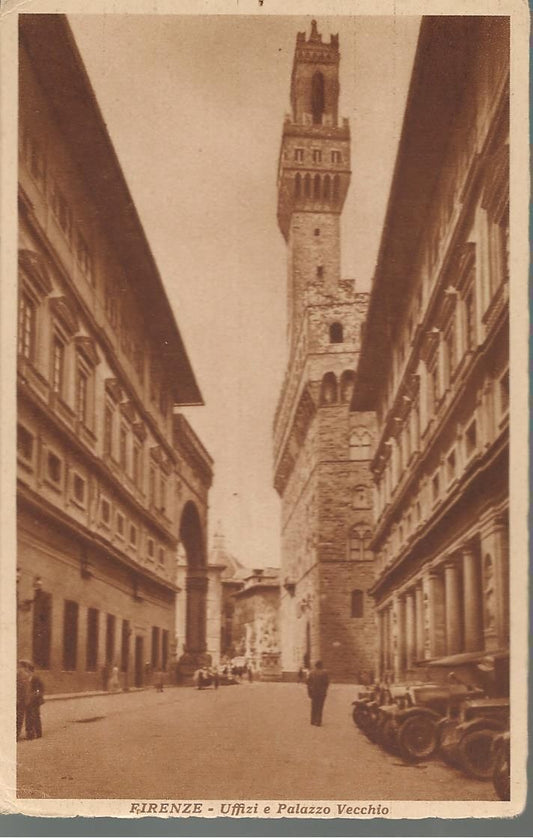 FIRENZE - UFFIZI E PALAZZO VECCHIO - NV
