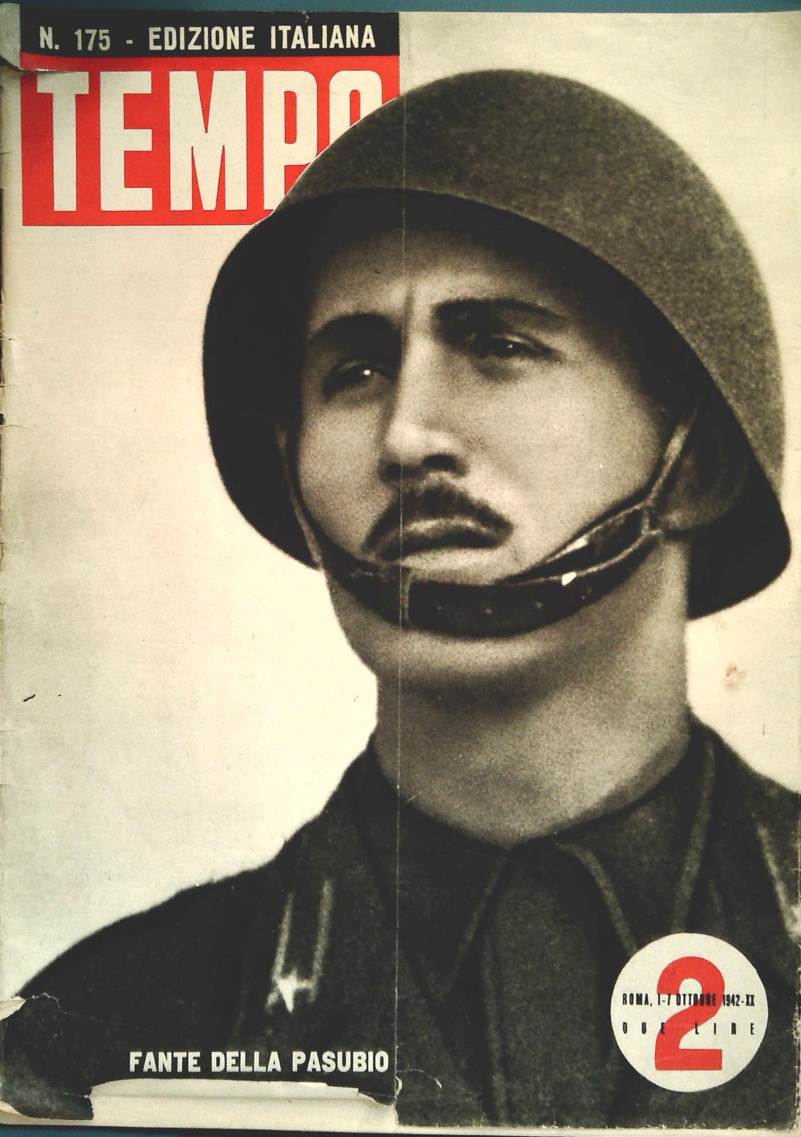 TEMPO N. 175 - OTTOBRE 1942 - BATTAGLIA PER TOBRUK-LA PASUBIO-PILOTI GIAPPONE