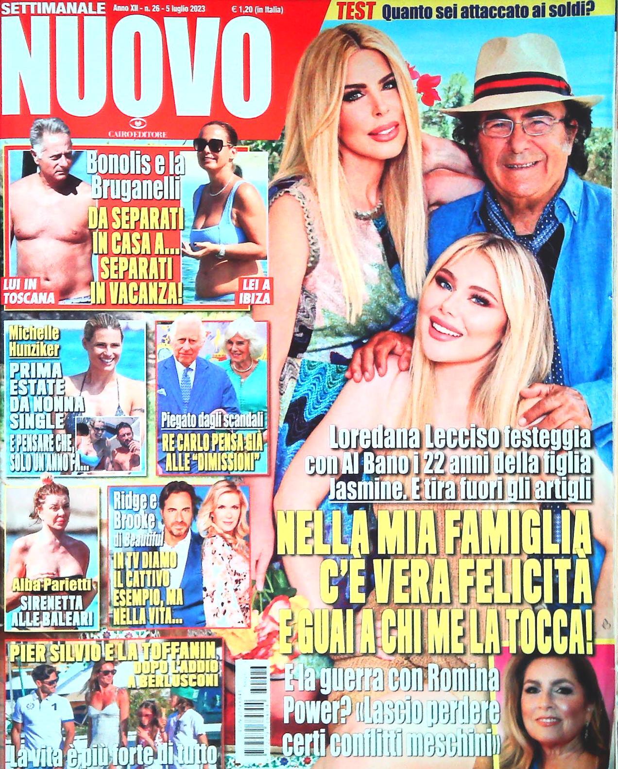 SETTIMANALE NUOVO -  LUGLIO 2023 - LECCISO - BONOLIS - PARIETTI - TOFFANIN