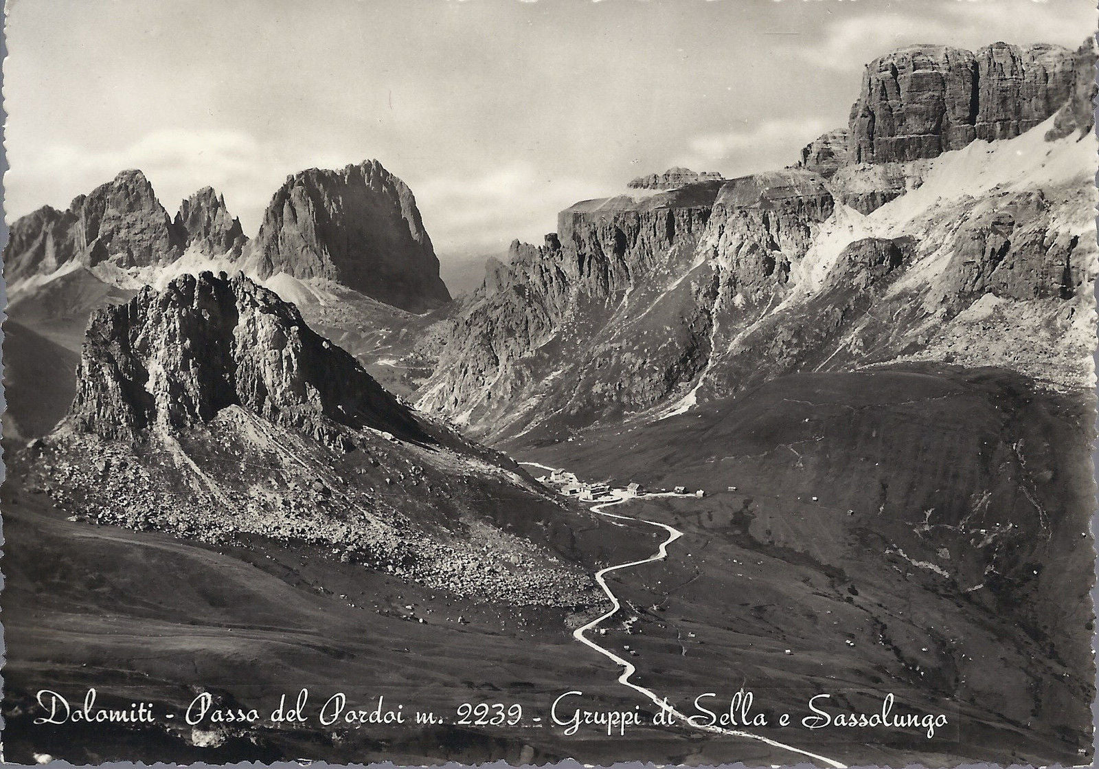 DOLOMITI - PASSO DEL PORDOI - GRUPPI DI SELLA E SASSOLUNGO -