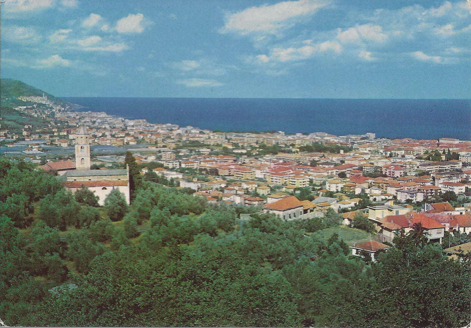 DIANO MARINA - PANORAMA DA DIANO CASTELLO - V1984