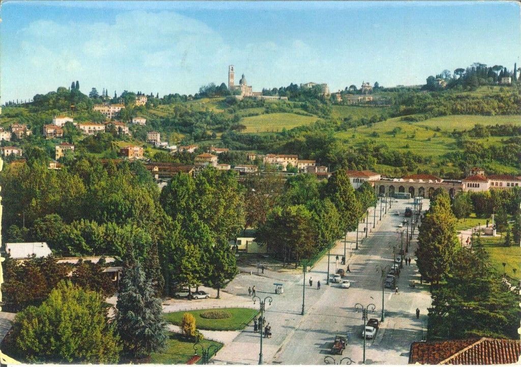 VICENZA - VIALE ROMA - V1965 - ACQUARELLO