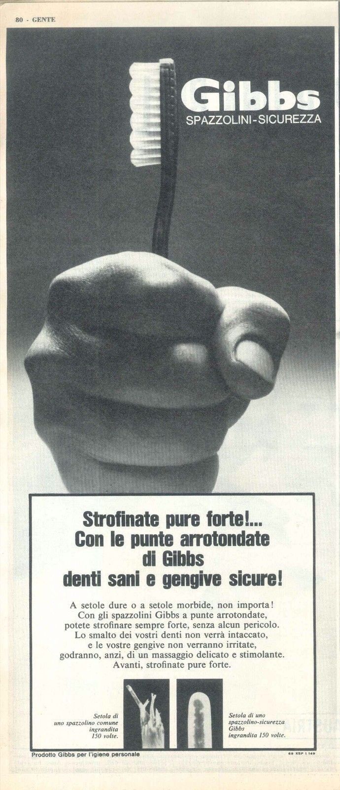 GIBBS SPAZZOLINI - IGIENE PERSONALE - ADVERSITING