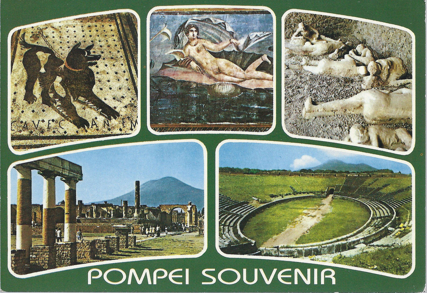 POMPEI - SOUVENIR - 5 VEDUTE - NV