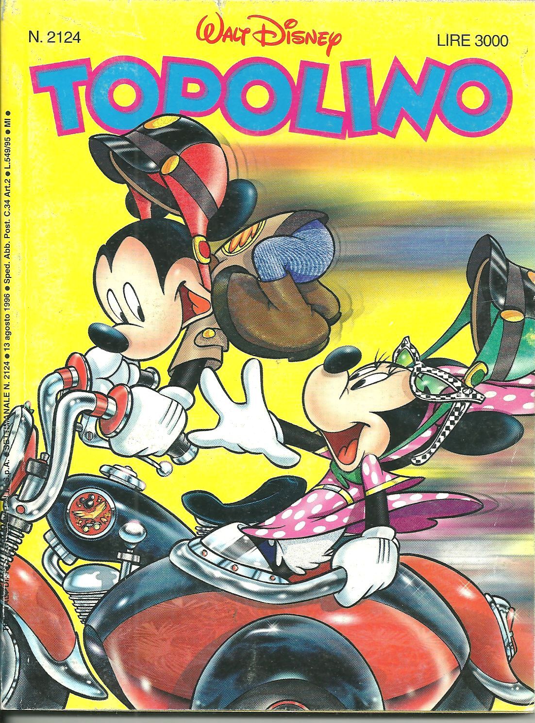 TOPOLINO N. 2124 -13 AGOSTO 1996