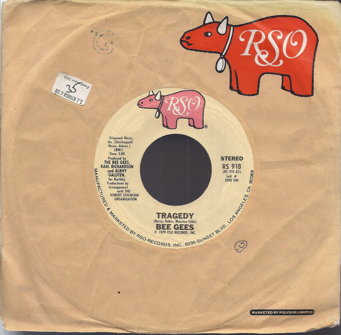 TRAGEDY - UNTIL # BEE GEES  -  USA 1979