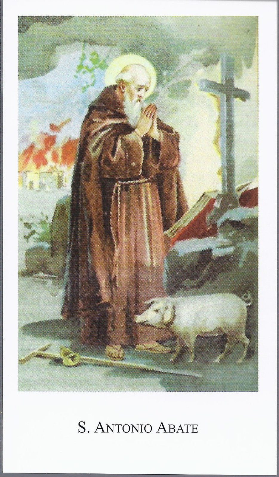 S. ANTONIO ABATE - SANTINO - AS014-055 - Ed. Paco