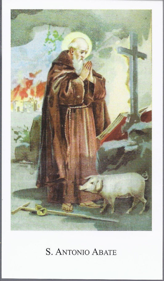 S. ANTONIO ABATE - SANTINO - AS014-055 - Ed. Paco