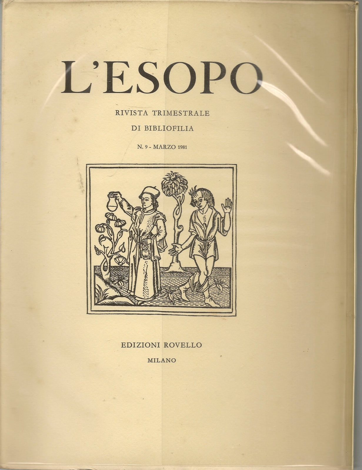 L'ESOPO N. 9 MARZO 1981- RIVISTA TRIMESTRALE DI BIBLIOFILIA