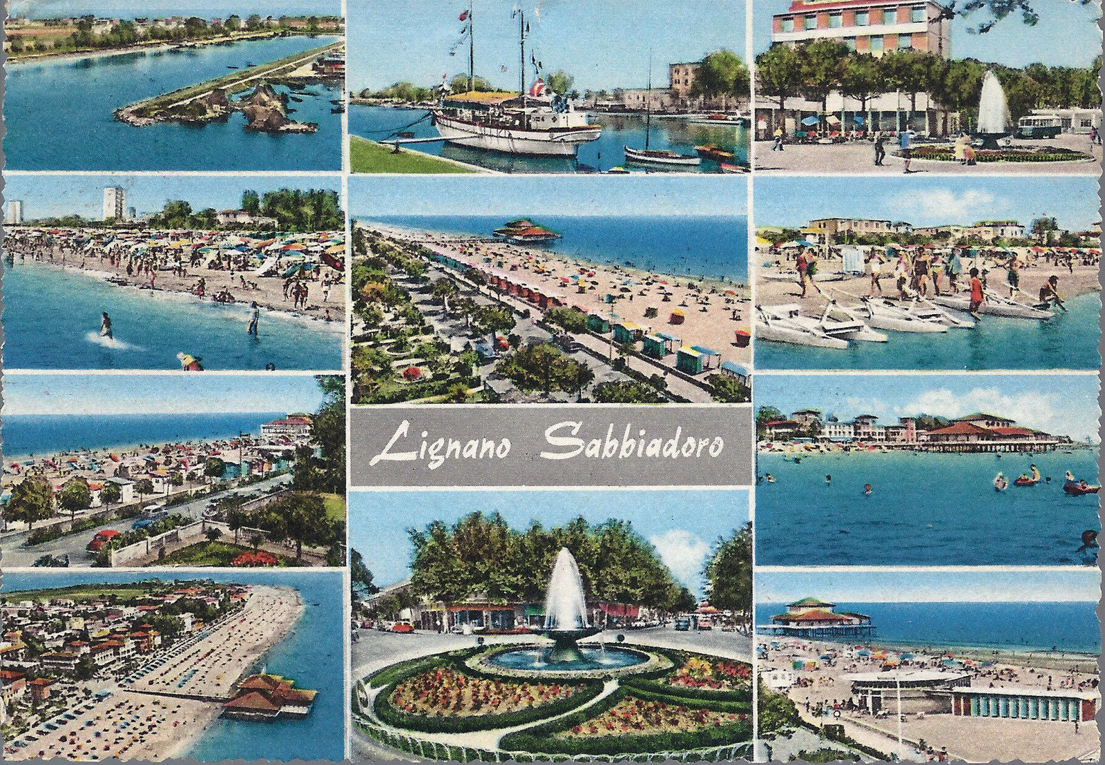 LIGNANO SABBIADORO - 11 VEDUTINE - V1960