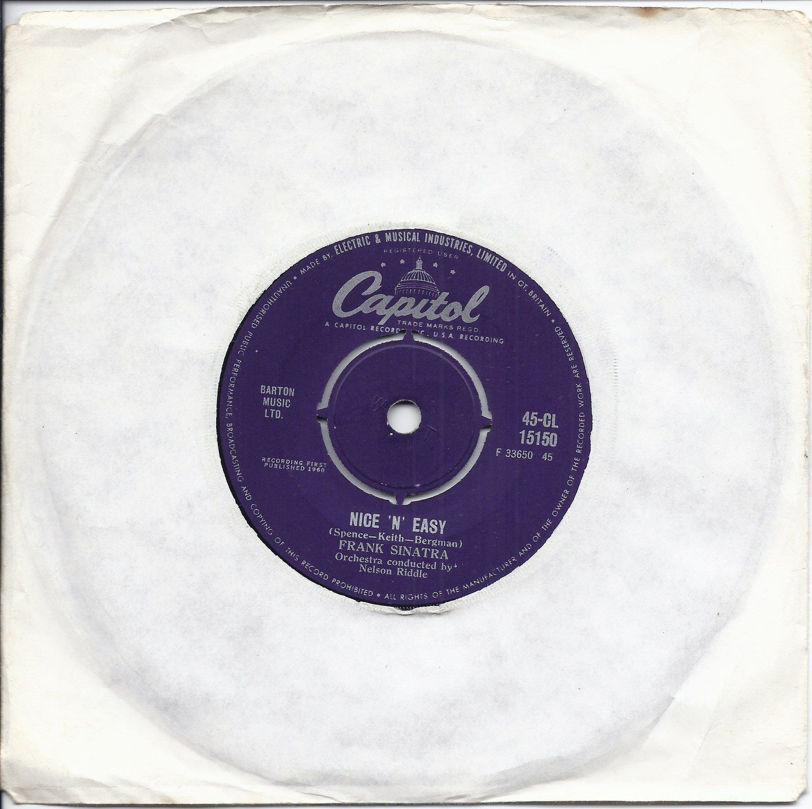 NICE 'N' EASY - THIS WAS MY LOVE -- FRANK SINATRA